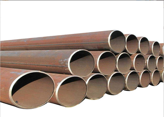 Zwarte verf ERW Steel Pipe Wanddikte Bereik 1,8-22,2 mm Gecertificeerd ISO 9001