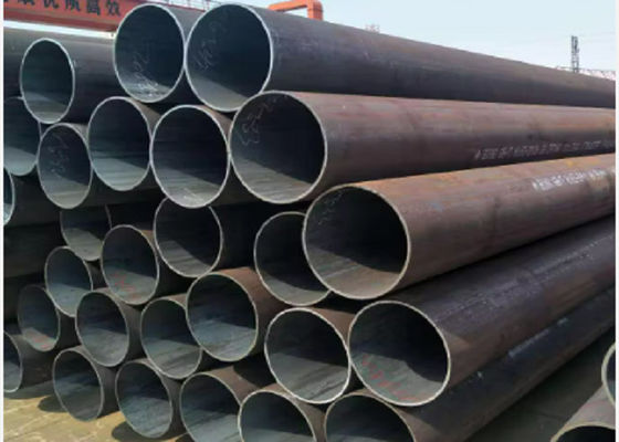 ISO 9001 Carbon Steel ERW Pipe voor de olie- en gasindustrie Zwart bekleed Plain End