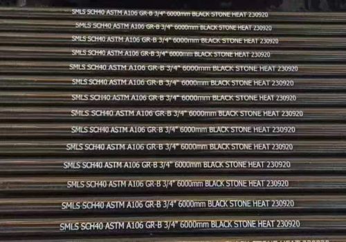 ASTM A106 Pipe Carbon Steel Steel Tube met antiroest olie en ±5% tolerantie