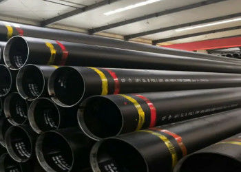 ASTM A53 Zwart geverfd, longitudinaal gelast, geboveld stalen buis 21.3 mm-660 mm OD