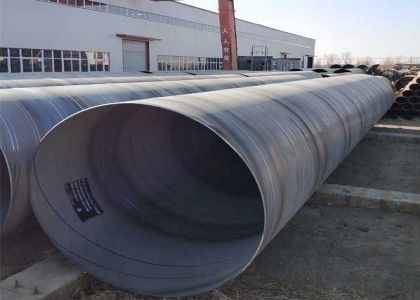 5 mm-25,4 mm koolstofstaal SSAW-buisoppervlak geoliede zwarte verf of 3PE-coating