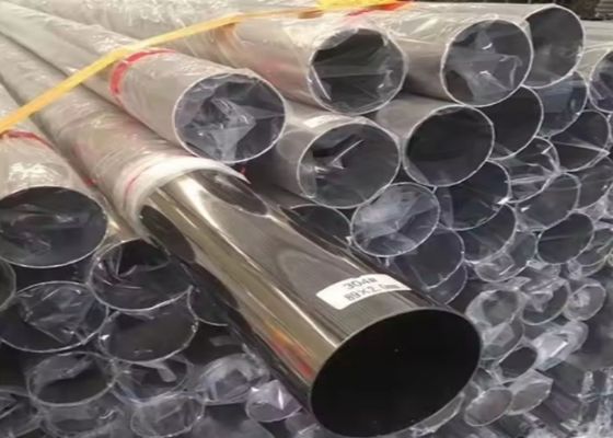 ASTM A554 Roestvrijstalen Pijpbuizen met een afmeting van 1/4 inch - 48 inch en een dikte van 0,3 mm - 150 mm