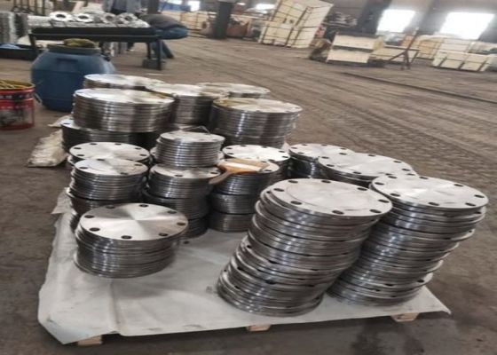 Slip-On Steel Blind Flange Zwarte verfoppervlakte Voor flenzen Verbindingsvereiste