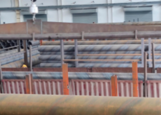 SSAW stalen pijp voor olie, gas, water en structurele toepassingen