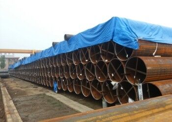 LSAW-staalpijp met 355,6mm-2320mm buitendiameter 5mm-50mm wanddikte en 3PE-coating voor duurzaam vloeistoftransport